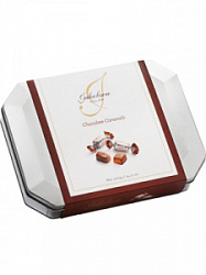 Шоколадные конфеты Якобсен пралине карамель 400 г в железной коробке