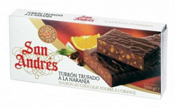 Туррон Сан Андрес трюфель с апельсином в шоколаде 200 г