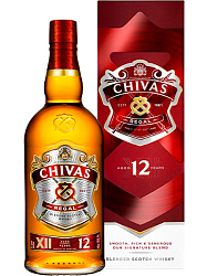 Виски Чивас Ригал 12 лет в коробке 1 л