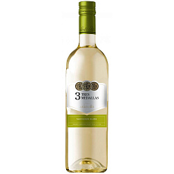 Вино Санта Рита Совиньон Блан 3 Трес Медальяс белое сухое 0,75 л